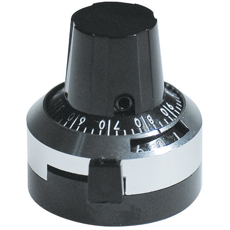 Manopola rotativa precisione 10 giri diametro 22 mm per impianti elettrici professionali