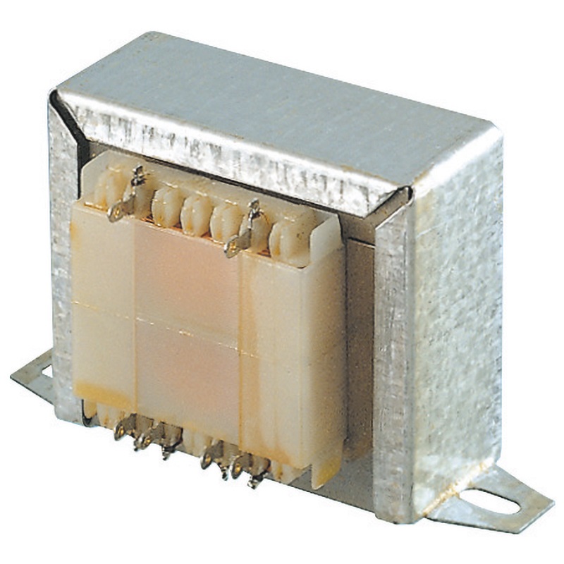 Trasformatore alimentazione doppio secondario 15 VA 12 V impianti civili industriali compatto robusto