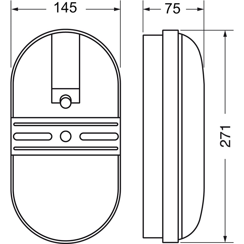 Plafoniera LED IP65 20W luce bianco caldo per interni ed esterni, risparmio energetico, installazione facile