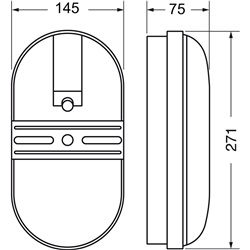 Plafoniera LED IP65 20W luce bianco caldo per interni ed esterni, risparmio energetico, installazione facile