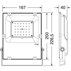 Proiettore LED esterno RGBWW 30W IP65 illuminazione colorata giardini terrazze