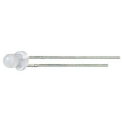 LED cilindrico 3 mm superlumin. blu segnalazione compatto alta efficienza