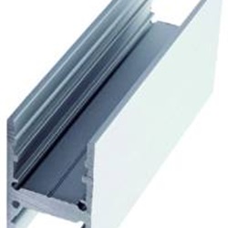 Barra profilo S30 2 metri bianco resistente per impianti elettrici montaggio rapido