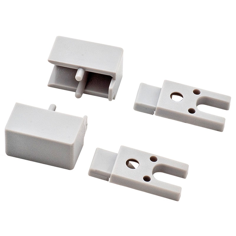 KIT 2 Tappi-Clip Profilo S8Mini Alta Qualità Montaggio Facile per Impianti Elettrici