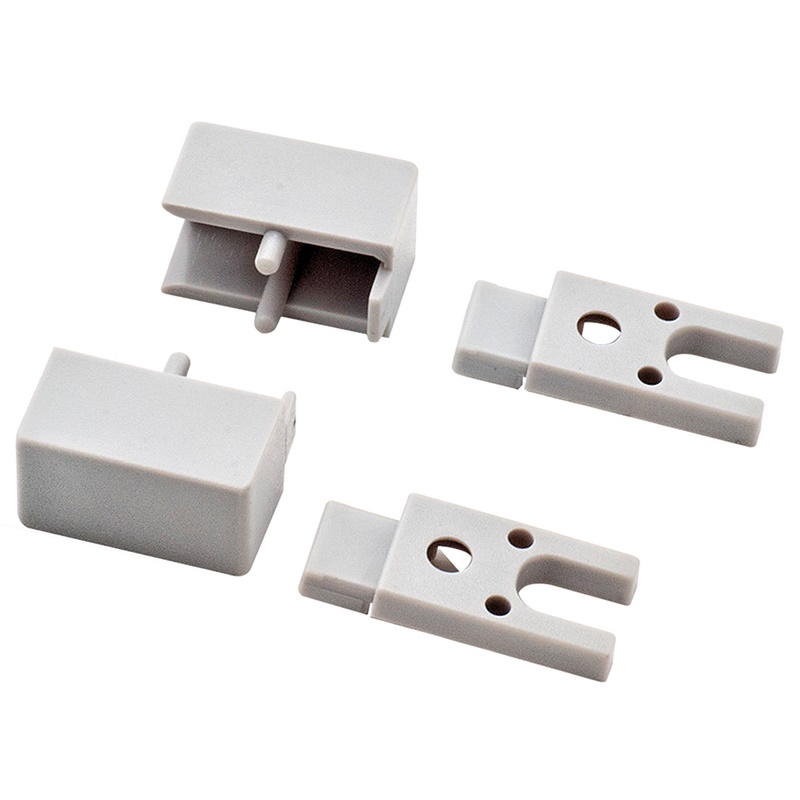 KIT 2 Tappi-Clip Profilo S8Mini Alta Qualità Montaggio Facile per Impianti Elettrici