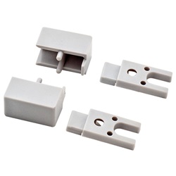 KIT 2 Tappi-Clip Profilo S8Mini Alta Qualità Montaggio Facile per Impianti Elettrici