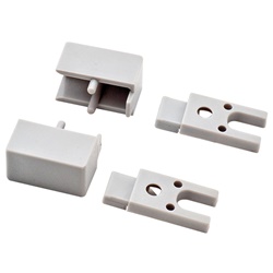 KIT 2 Tappi-Clip Profilo S8Mini Alta Qualità Montaggio Facile per Impianti Elettrici