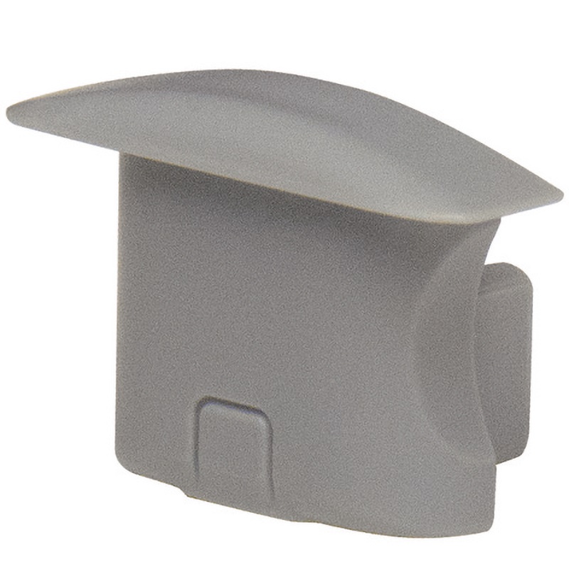 Tappo universale grigio resistente per profilo RS7 protezione impianti elettrici