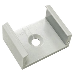 Staffa per profili S7 bianca supporto robusto montaggio rapido applicazioni elettriche