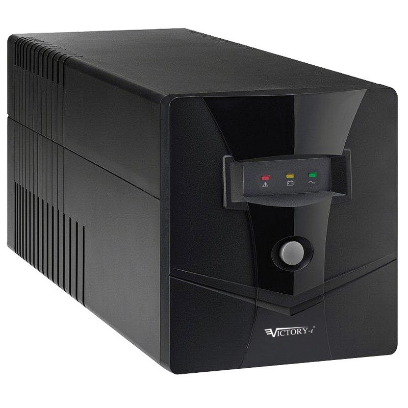 UPS Victory 600VA 360W protezione continuità alimentazione dispositivi elettronici domestici ufficio compatto facile installazione