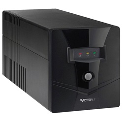 UPS Victory 600VA 360W protezione continuità alimentazione dispositivi elettronici domestici ufficio compatto facile installazione