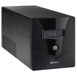 UPS Victory 600VA 360W protezione continuità alimentazione dispositivi elettronici domestici ufficio compatto facile installazione
