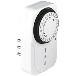 Programmatore analogico 3500W controllo temporizzato impianti elettrici domestici e industriali