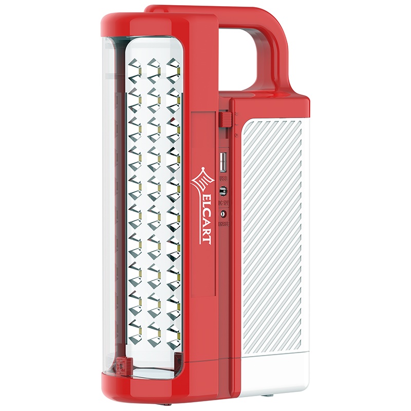 Lampada emergenza ricaricabile 40 LED alta efficienza sicurezza ambienti domestici e professionali