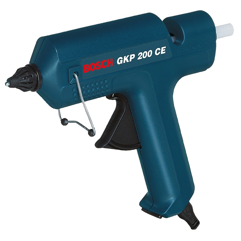 Pistola incollatrice GKP 200 CE riscaldamento rapido design ergonomico uso professionale assemblaggio riparazioni decorazioni