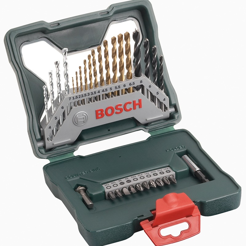 Set avvitatori e punte 30 pezzi professionale per impianti elettrici ergonomico resistente