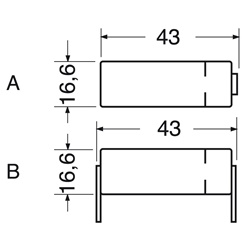 Batteria ricaricabile Ni-MH 4/5 A 1.2V 1800mAh terminali saldabili per applicazioni elettriche