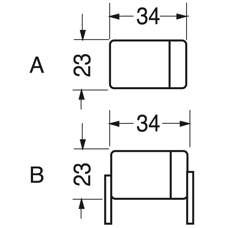 Batteria ricaricabile Ni-Cd 4/5SC 1,2V 1200mAh con termistore integrato per applicazioni elettriche
