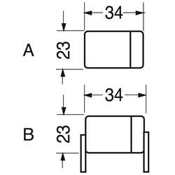 Batteria ricaricabile Ni-Cd 4/5SC 1,2V 1200mAh con termistore integrato per applicazioni elettriche