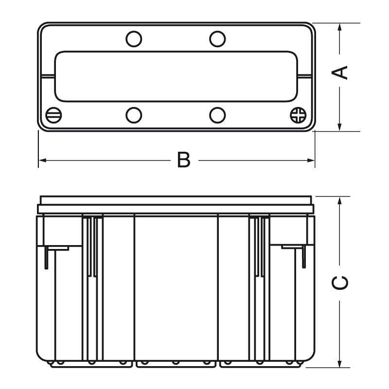 Monoblocco 6V 5Ah compatto affidabile per applicazioni elettriche uso professionale
