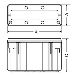 Monoblocco batteria 6V 8Ah compatta affidabile per applicazioni elettriche