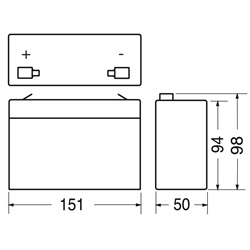 Batteria ricaricabile al piombo 6V 12Ah compatta per alimentazione stabile e duratura uso elettrico