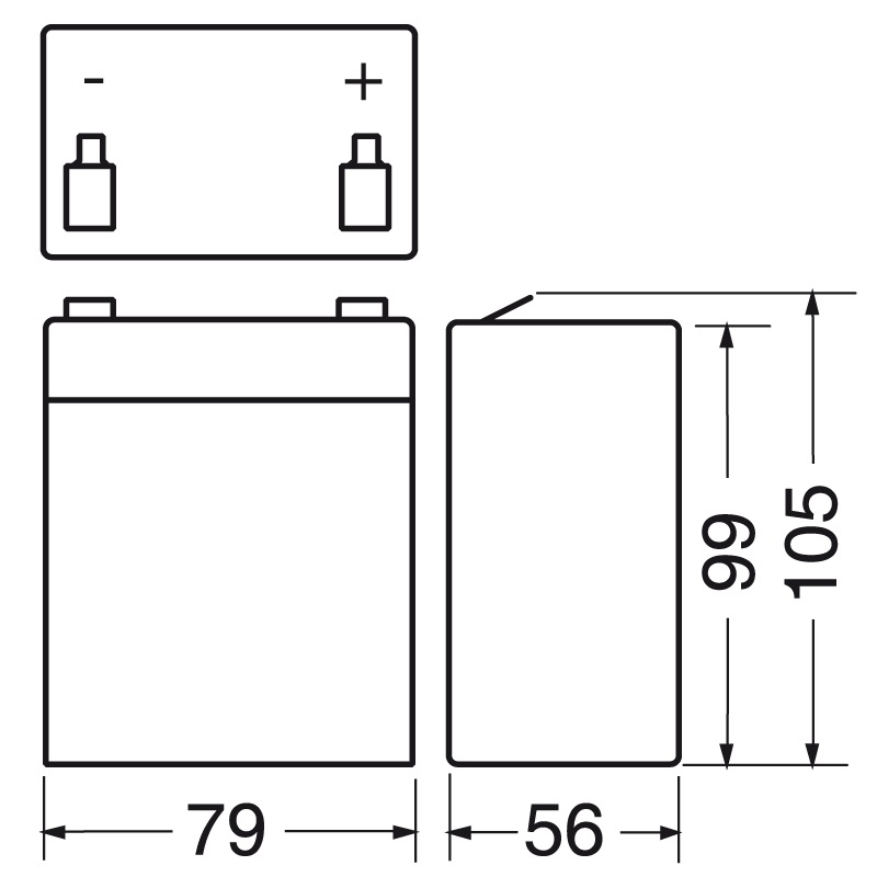 Batteria ricaricabile al piombo 12V 2,9Ah compatta per applicazioni elettriche affidabili