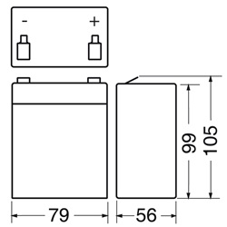 Batteria ricaricabile al piombo 12V 2,9Ah compatta per applicazioni elettriche affidabili