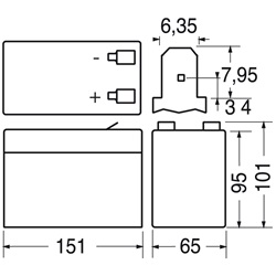 Batteria al piombo 12V 9,0 Ah compatta per impianti elettrici e sistemi backup affidabili
