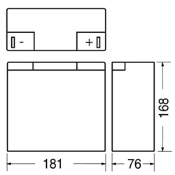 Batteria ricaricabile al piombo 12V 20Ah compatta per applicazioni elettriche ad alta richiesta energetica