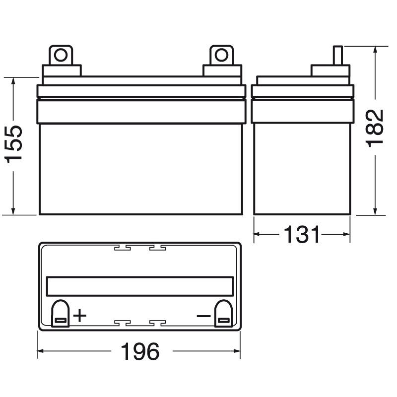 Batteria ricaricabile al piombo 12V 33Ah compatta per applicazioni elettriche affidabili