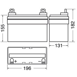 Batteria ricaricabile al piombo 12V 33Ah compatta per applicazioni elettriche affidabili