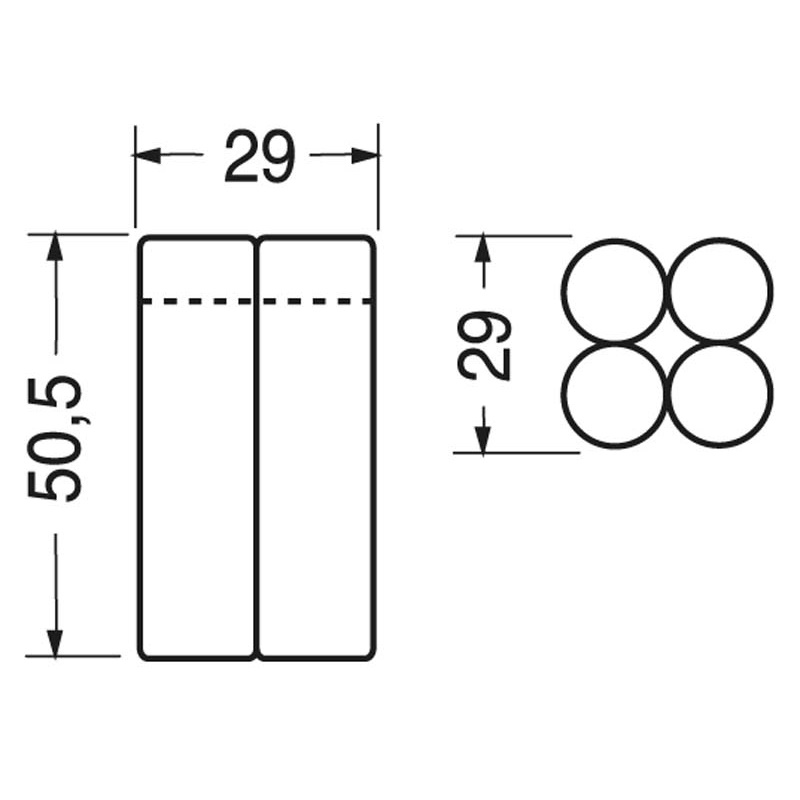 Pacco batterie Ni-Cd 4,8V 1000mAh formato AA per dispositivi elettrici portatili e apparecchiature compatte