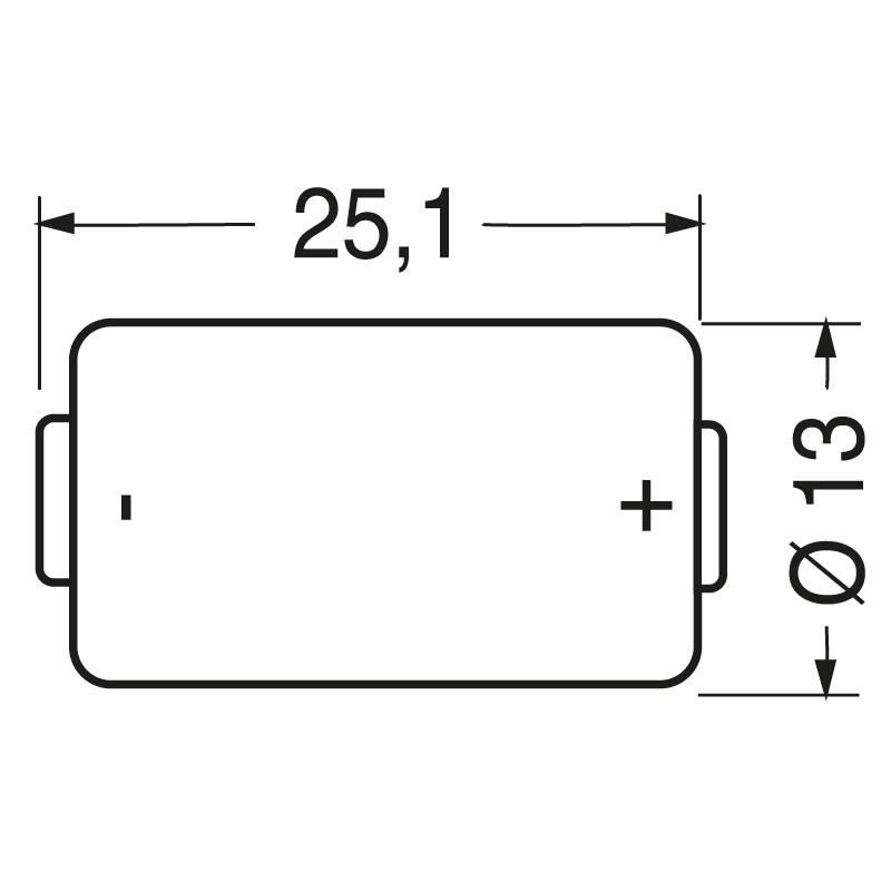 Pila litio 6V 160mAh compatta leggera per dispositivi elettronici affidabili