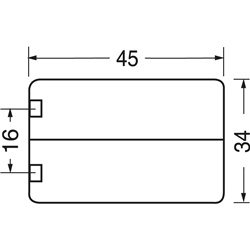 Pila litio 6V 1500mAh 2CR5 formato compatto per dispositivi elettronici affidabili