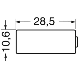 Pila alcalina 12V MN21 (23A) Duracell 55mAh confezione 2 pezzi per dispositivi elettronici piccoli e telecomandi