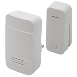 Campanello senza fili 32 melodie cinetic wireless portata 32m residenziale commerciale design compatto bianco facile installazione