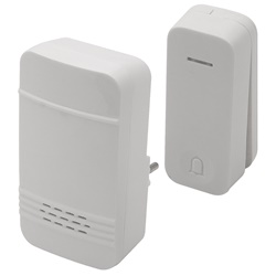 Campanello senza fili 32 melodie cinetic wireless portata 32m residenziale commerciale design compatto bianco facile installazione