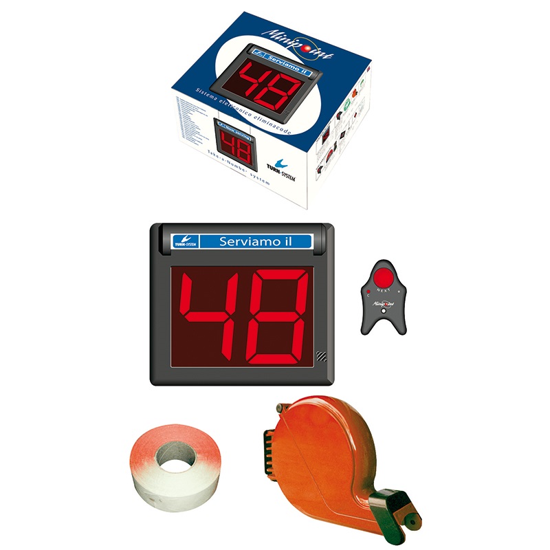 Kit display elimina code 2 cifre digitale compatto per gestione file in ambienti commerciali e pubblici