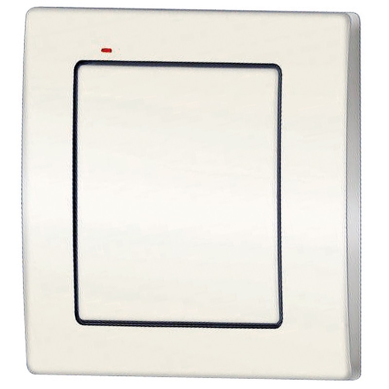 Trasmettitore radio 2 canali con pulsante integrato controllo dispositivi elettrici automazione wireless compatto