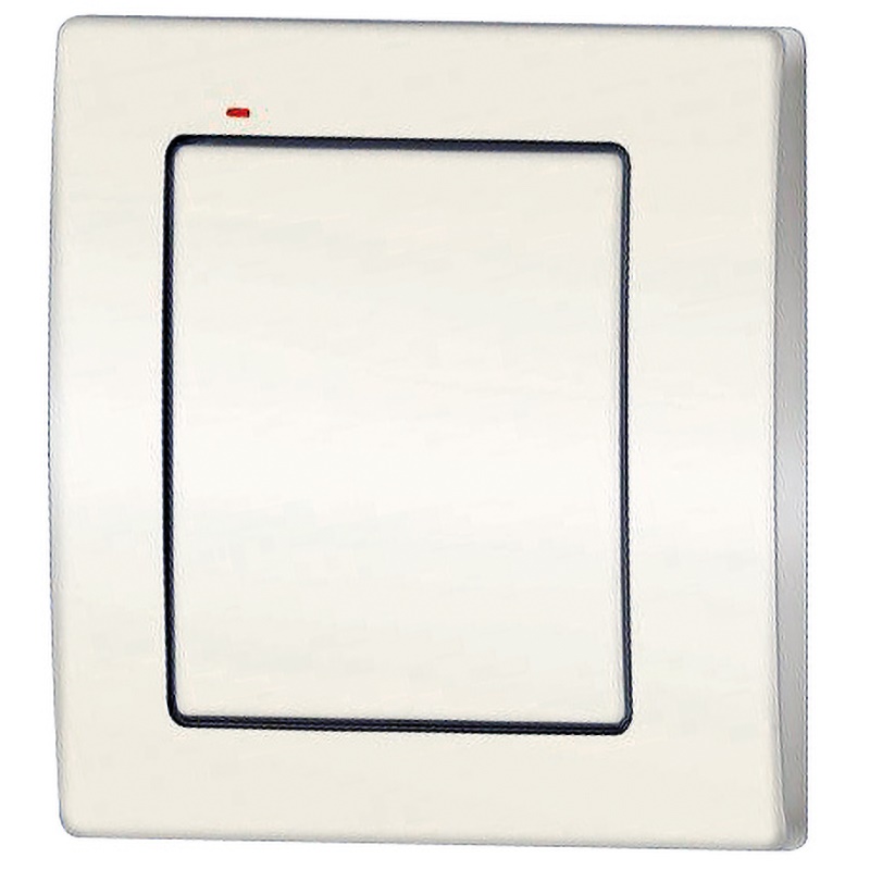 Trasmettitore radio 2 canali con pulsante integrato controllo dispositivi elettrici automazione wireless compatto