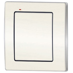 Trasmettitore radio 2 canali con pulsante integrato controllo dispositivi elettrici automazione wireless compatto