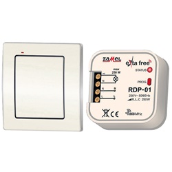 Kit controllo illuminazione con dimmer integrato design compatto per ambienti residenziali e commerciali