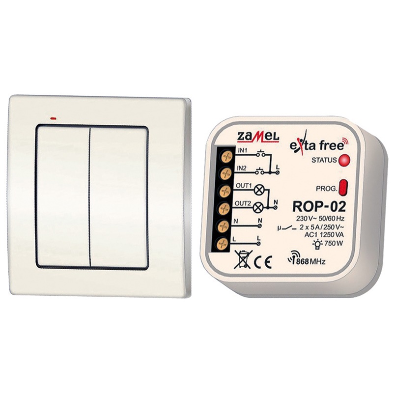 Kit controllo illuminazione 2 canali alta qualità per uso residenziale e commerciale