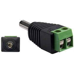 Adattatore DC femmina robusto IP/NEMA per alimentazione sicura videosorveglianza