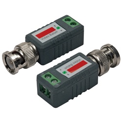 Balun passivo videosorveglianza trasmissione segnale stabile cavi coassiali twisted pair installazione professionale