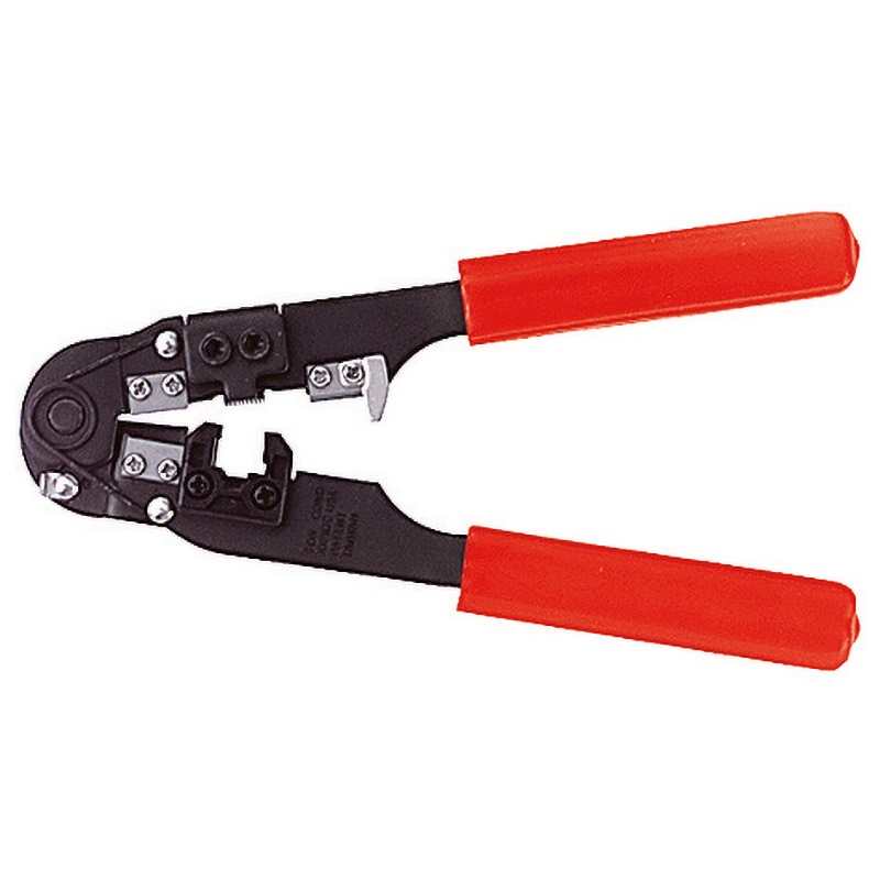Pinza crimpare spine telefoniche 8 poli ergonomica resistente per installazioni rapide