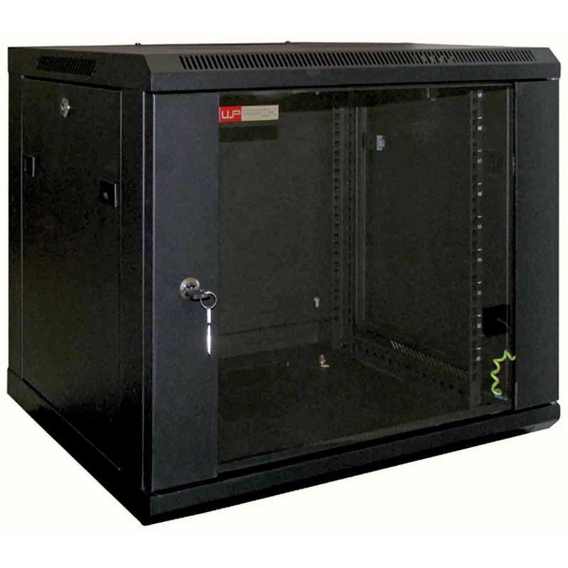 Armadio a muro 15U 19 nero struttura robusta per installazioni elettriche e reti professionali