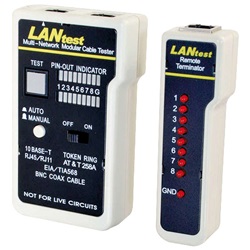 Tester cavi modulari e rete compatto preciso per installazioni elettriche e comunicazioni