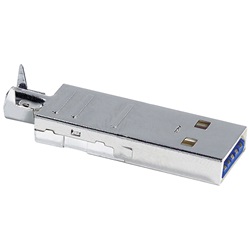 Spina USB 3.0 tipo A schermata alta velocità protezione interferenze applicazioni elettriche e informatiche